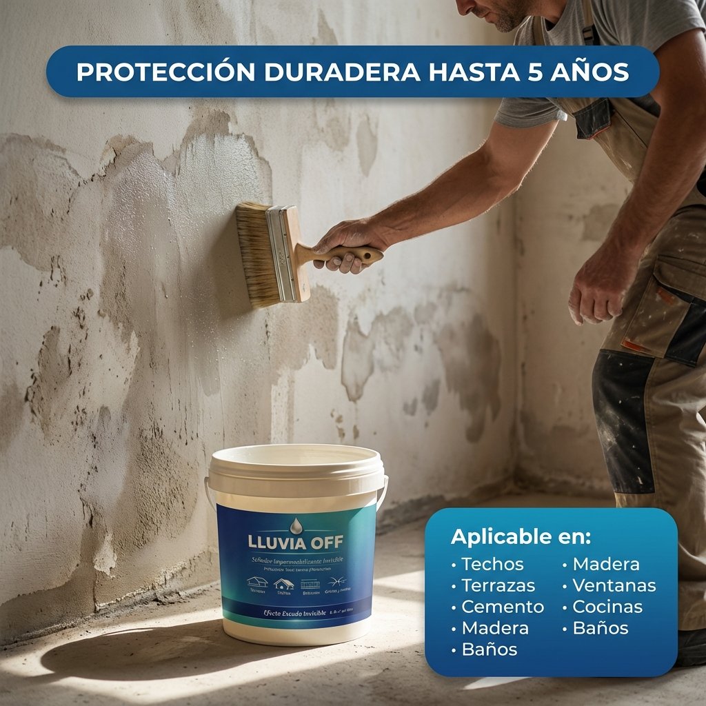 LLUVIA OFF - Impermeabilizante Transparente